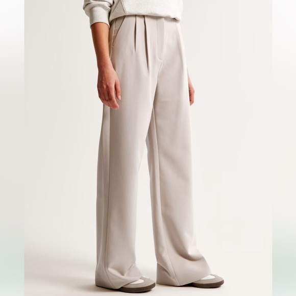 NWOT A&F Sloane Tailored Pant in Light Taupe Women's Pants - 0 / 25 Long - Picture 10 of 12